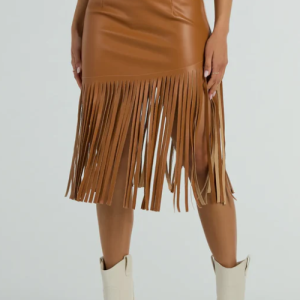 Gentle fringe midi dress